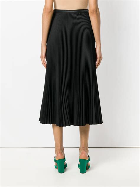 prada glitter skirt|prada pleated midi skirt.